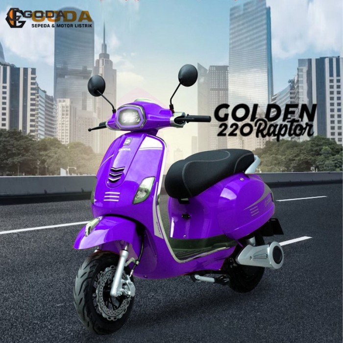 MOTOR LISTRIK GODA GOLDEN RAPTOR 220
