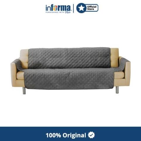 Informa - Informa Sarung Pelindung Sofa 2 Dudukan - Abu-Abu