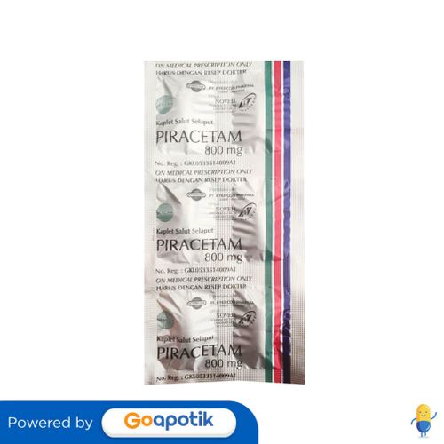 PIRACETAM NOVELL 800 MG STRIP 6 KAPLET