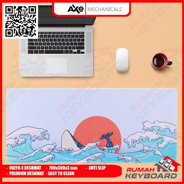 Premium Deskmat - Gaming Mousepad - Ukiyo - The Great Wave Of Kanagawa