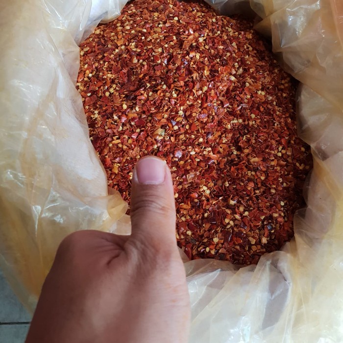 

Thresba Cabe Bubuk Flake Kasar Kering