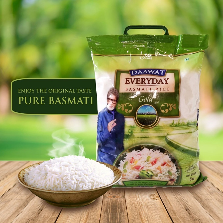 

PNTD0866 Beras Basmati 1kg Premium Daawat LONG GRAIN original Beras Brasmati Arab Basmati Rice nasi Kebuli