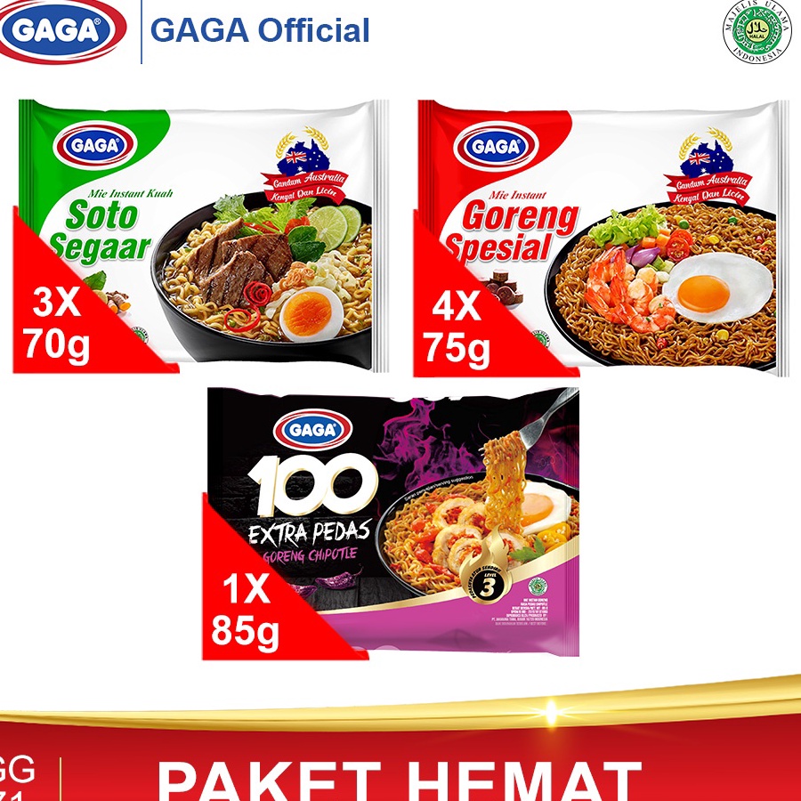 

XJHK6353 Dijamin Ori Paket Spesial Gaga Mie Aussie (GG71)