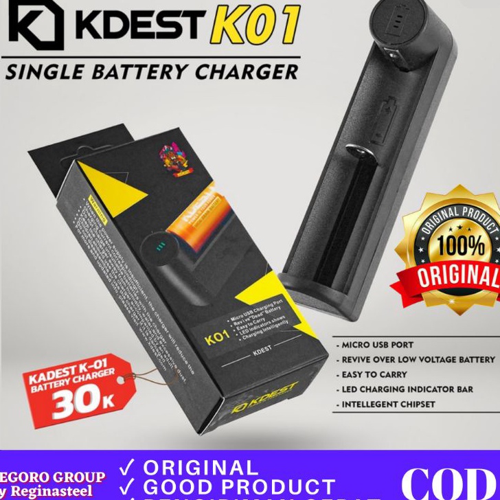 NYVC1103 Free Ongkir Charger Baterai Kdest K01 KO1 Original