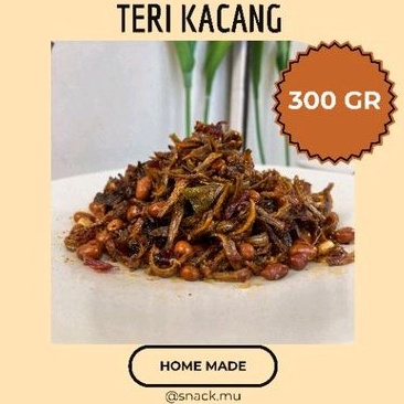 

300gr Teri Kacang belah ori/balado daun jeruk