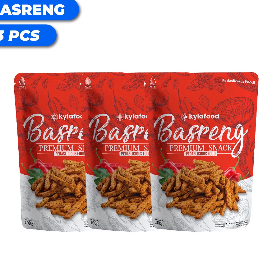 

CPDK4016 COD Kylafood Paket Isi 3 Basreng Pedas