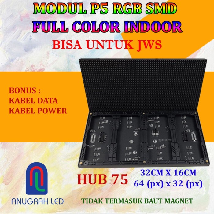 LED MODUL P5 FULL COLOR RGB SMD INDOOR