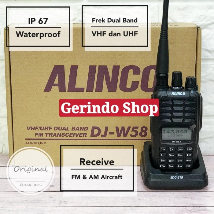 HT Alinco DJ W58 / Alinco W58 Original Garansi Resmi