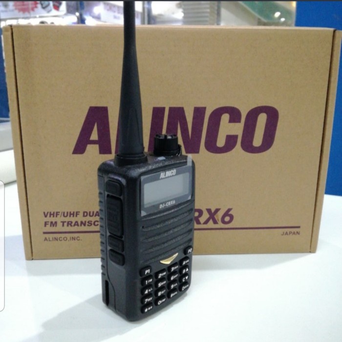 HT ALINCO DJ CRX-6 DUALBAND VHF/UHF 350MHZ ORI ALINCO DJ-CRX6 CRX 6