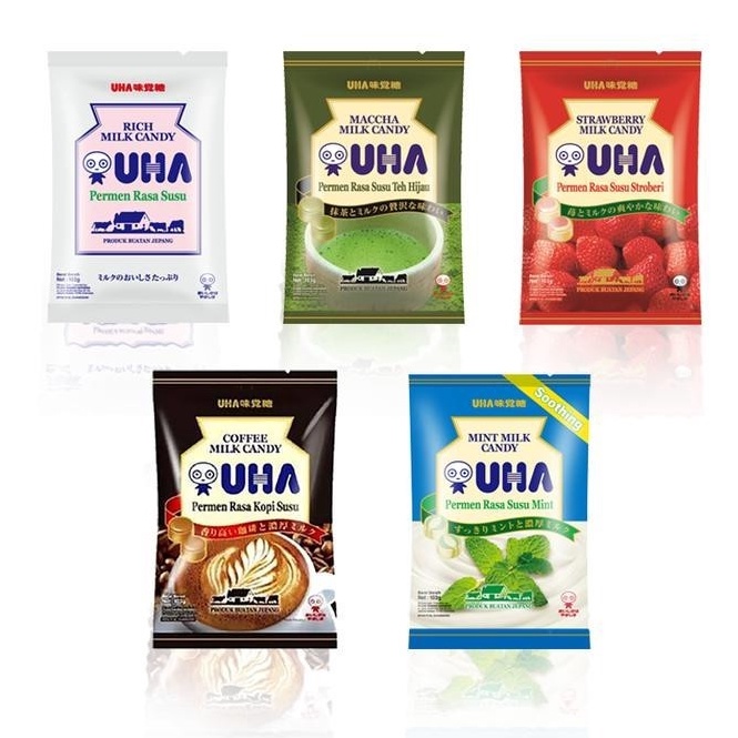 

Buruan Beli UHA Milk Candy All Variant Pack Kantong 100g - Permen Susu Aneka Rasa 103gr