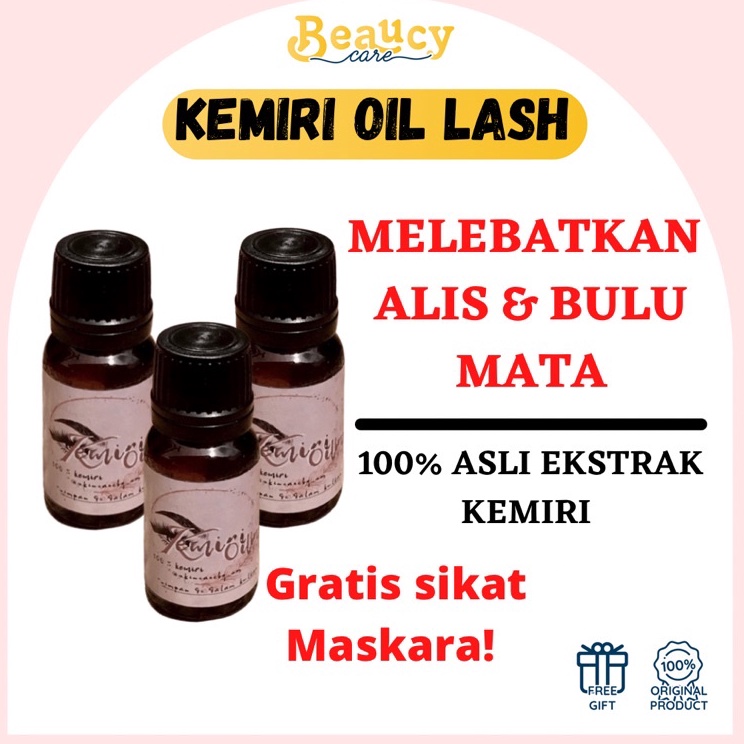 Murah Banget KEMIRI OIL LASH SERUM PENUMBUH PELEBAT BULU MATA & ALIS ↕➨⁑✲