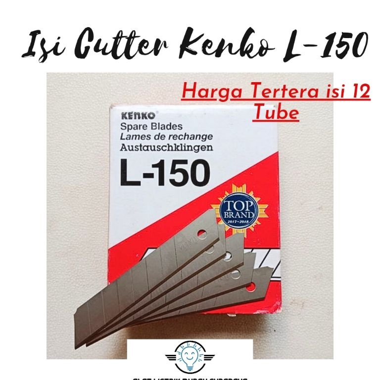 

8.8 MALL Refill Isi Pisau Cutter Kenko L150 isi 12 tube