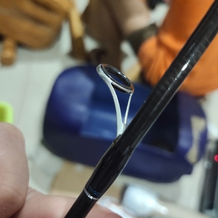 [COD] Ujung Shimano Bass Rise 165 562 Ujung Joran Carbon Atas Laki Bisa Gojek