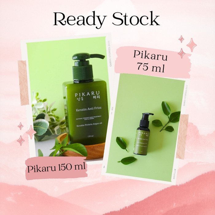 Pikaru Keratin Therapy Perawatan Rambut Meluruskan Rambut