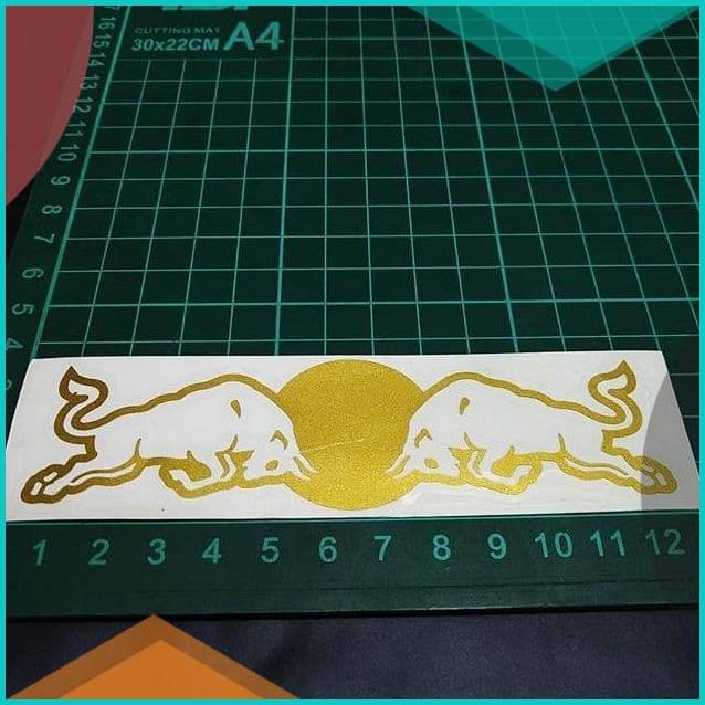 

Cutting Sticker Redbull Gold 1warna 12x3cm 20JVLZ3 accessories