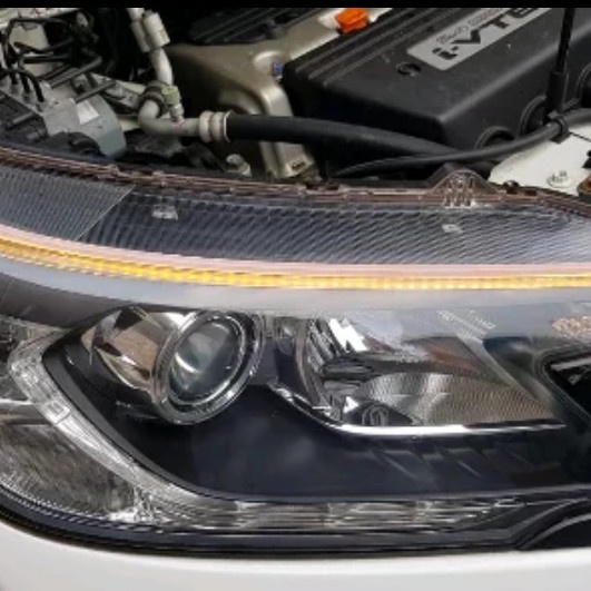 New Lampu Runing Turning Led Headlamp Sein/Led Alis Headlamp Mobilio Kode Ma241