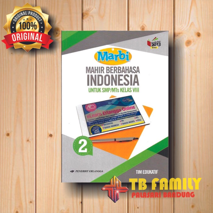 

NEW Buku MARBI Mahir Berbahasa Indonesia SMP Kelas 8 penerbit ERLANGGA