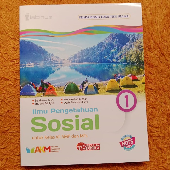 FLASH SALE BUKU IPS SMP KELAS 7 PLATINUM TIGA SERANGKAI KURIKULUM MERDEKA TERMURAH