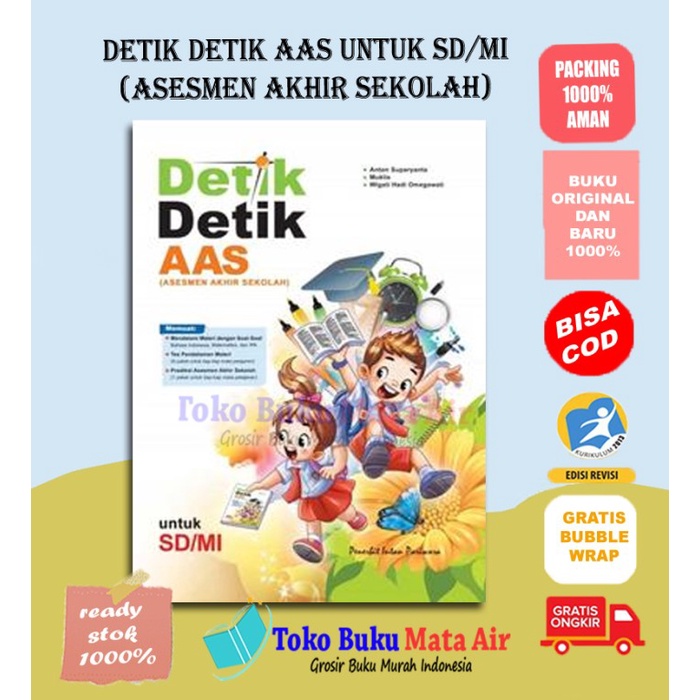 

NEW DETIK DETIK AAS (ASESMEN AKHIR SEKOLAH) untuk SD/MI - INTAN PARIWARA