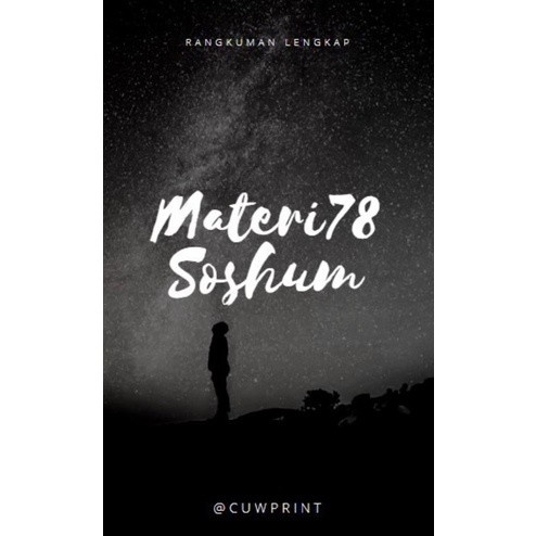 HOT SALE TERBAIK BUKU MATERI78 SAINTEK SOSHUM TERMURAH
