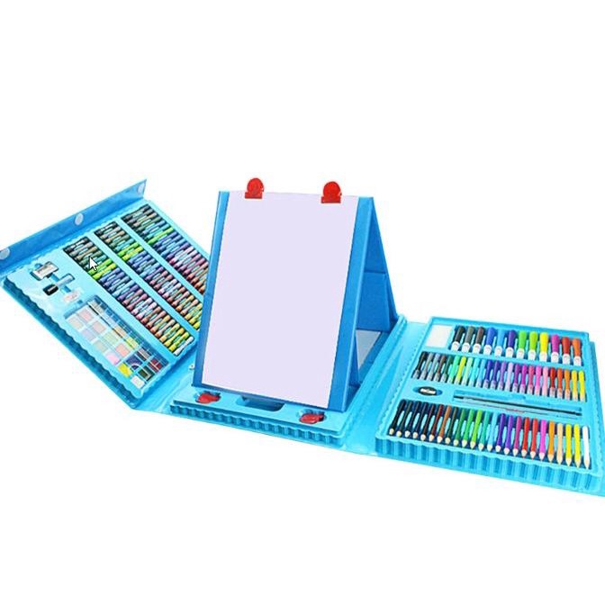 

Alat [CDM] ART SET TERLENGKAP isi 208 Pcs Crayon Anak Full Set Alat Lukis Baru|Kode 1025