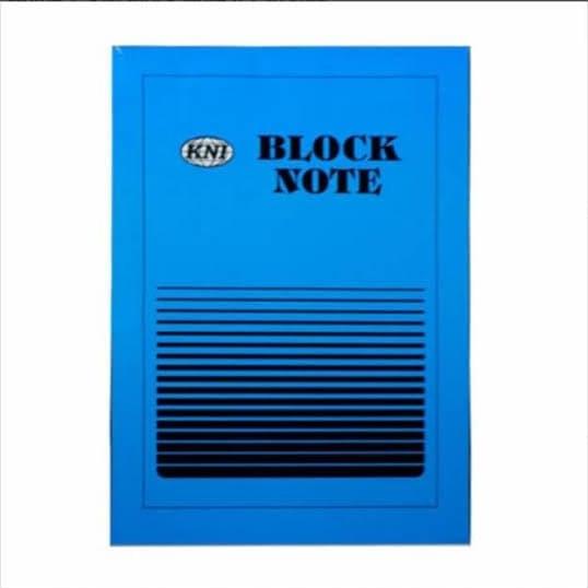 

Buku Block note ( Isi 25 buku )