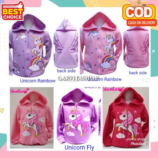 Jaket Anak Perempuan Import Motif Karakter Lucu 2 3 4 5 Tahun Jacket Anak Cewek Korean Style Bahan T
