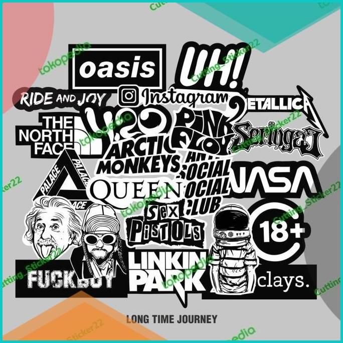 

STICKER - SERIES BLACK&WHITE 22 pcs - STIKER 20JVLZ3 perkakas