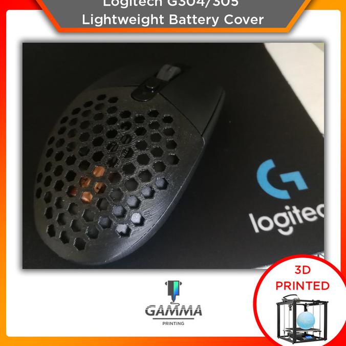 Logitech G304 G305 Lightweight Battery Cover Honeycomb Super Light