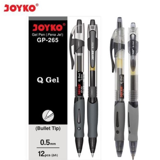 

XTBZ2936 PULPEN GEL JOYKO Q Gel GP-265 / PULPEN JOYKO 0.5 mm [12 pcs]