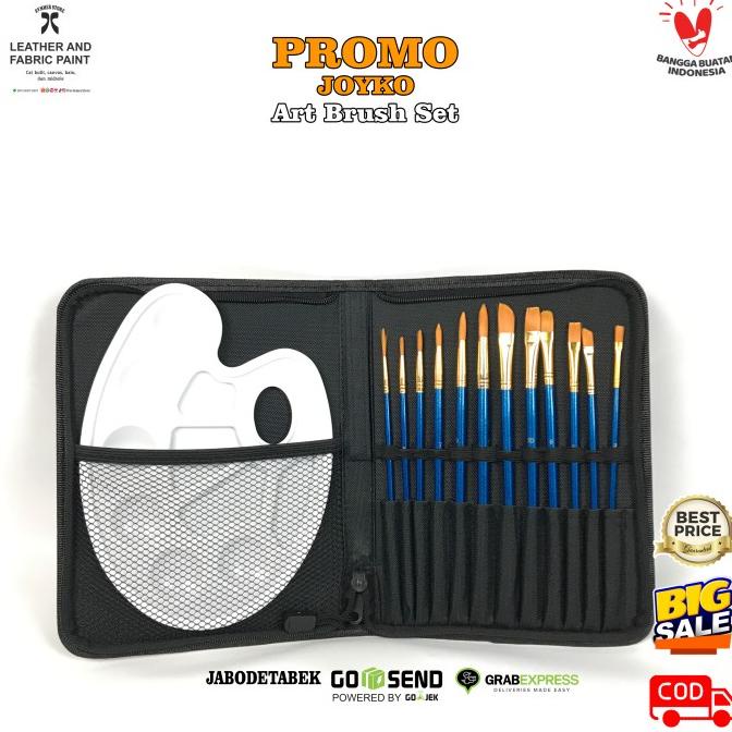 

Terbaru!! Joyko Art Brush Set BRS - 7 Set Alat Lukis Kuas Cat Minyak Air Akrilik Baru|Kode 1310