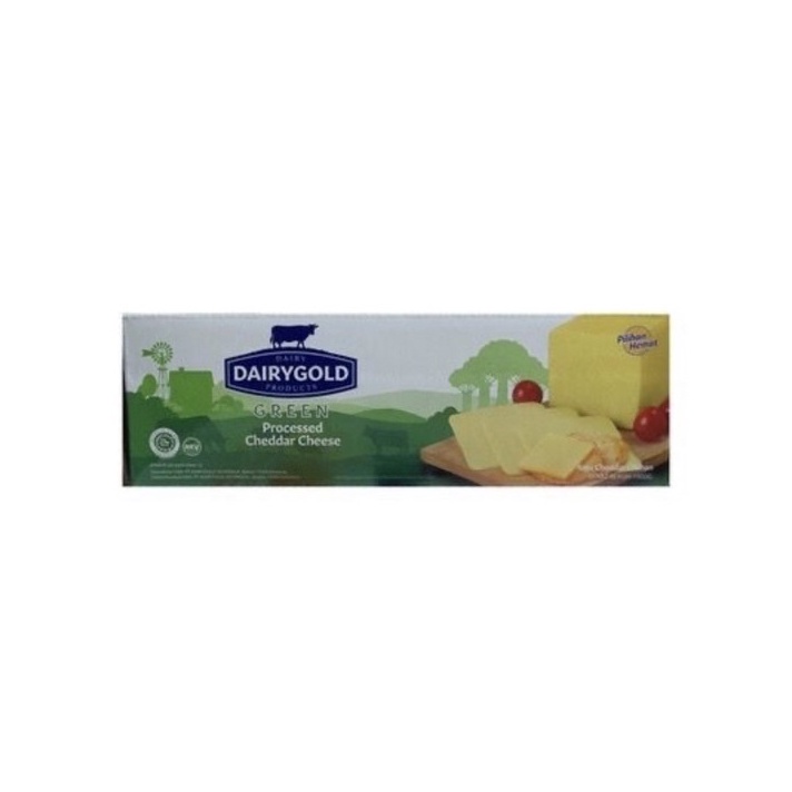 

Stok Banyak DAIRYGOLD GREEN CHEDDAR CHEESE 1.9 KG - KEJU PARUT