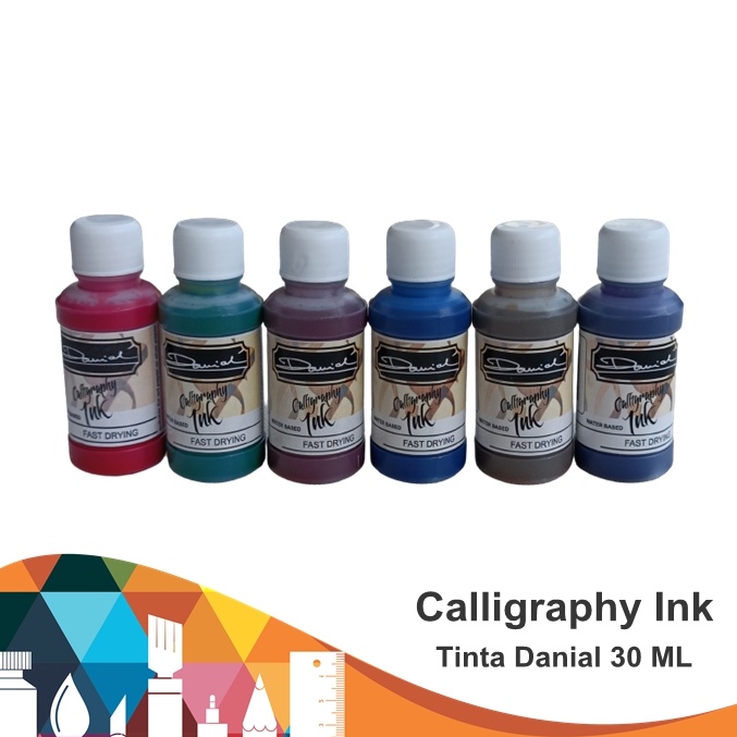 

[ART. I32V] Tinta Danial 30ml / Danial Calligraphy Ink / Tinta Kaligrafi / Calligraphy Ink / Tinta Danial
