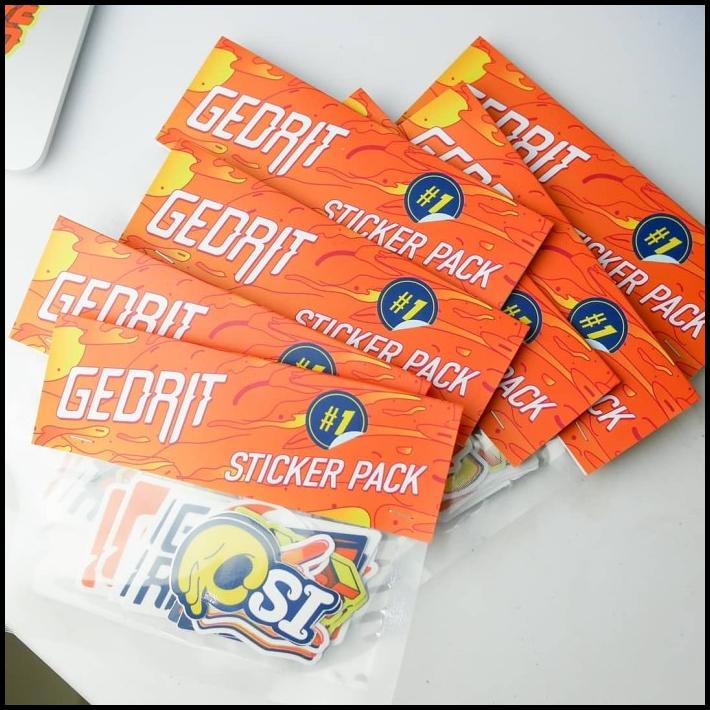

GRATIS ONGKIR GEDRIT STICKER PACK VOL 1 !!!!