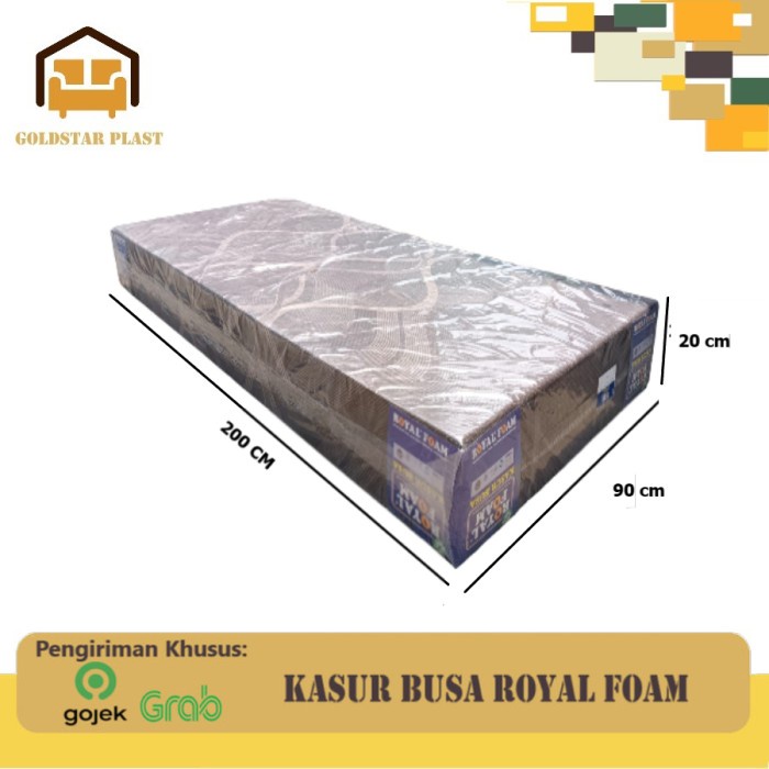 Terlaris Kasur Busa Royal Garansi 5 Tahun/Royal Foam Uk 90X200 X14