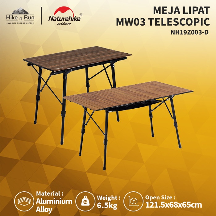 MEJA LIPAT NATUREHIKE MW03 TELESCOPIC NH19Z003-D