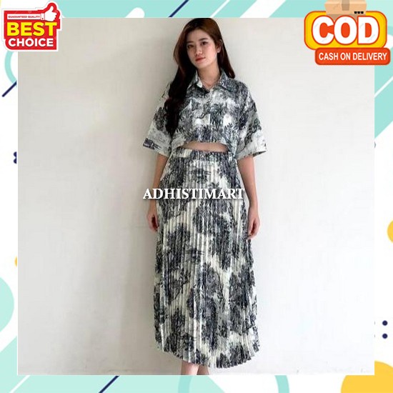 (Bisa Cod) Setcel Jumbo Sakira One Set Rayon Setelan Tie Dye Baju Wanita Daily Set Pajamas Piyama Ba