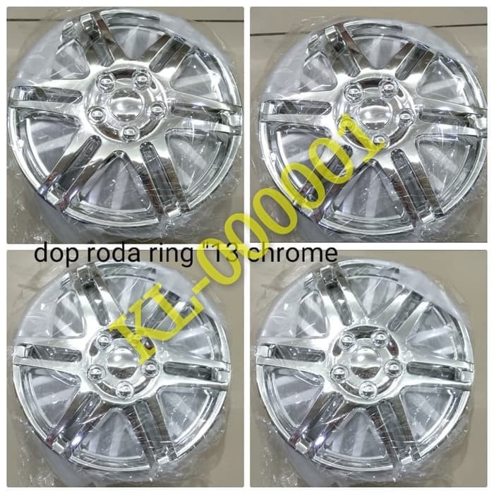 ✅Original Cover Velg Dop Ring 13 Inc Crom Mobil Type 5005 Universal Terbatas