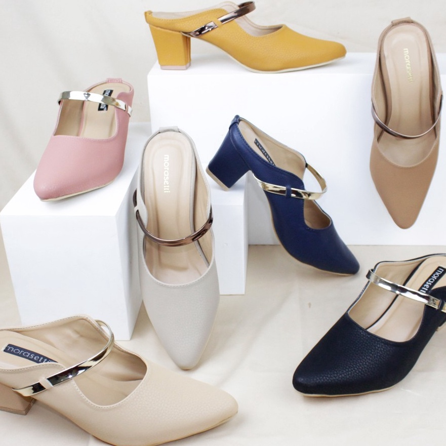 ✨SHOPEE MALL✨ Morasetti Sepatu Wanita Qilard Rosalia serbuuu 