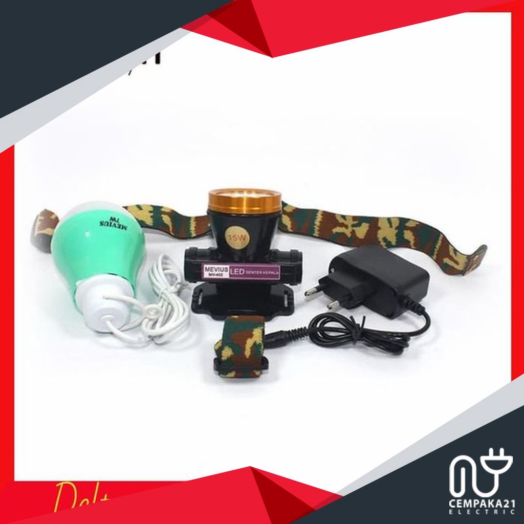 Senter Kepala Mevius 402 Putih