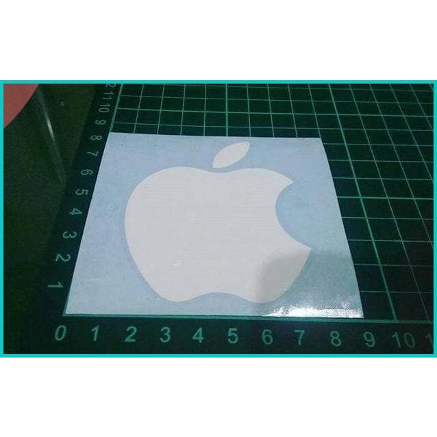 

Cutting Sticker Logo Apple 9cm putih 1warna oracal 20JVLZ3 last stok