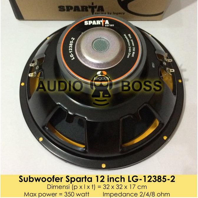 Speaker Subwoofer Sparta 12 inch LG 12385 350 Watt / Sparta 12" 12385