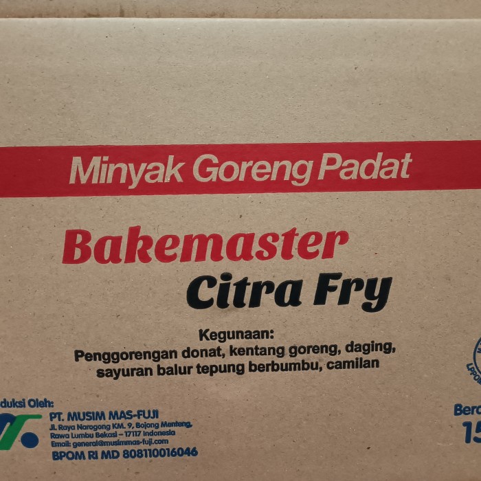 MINYAK GORENG PADAT BEKU CITA FRY