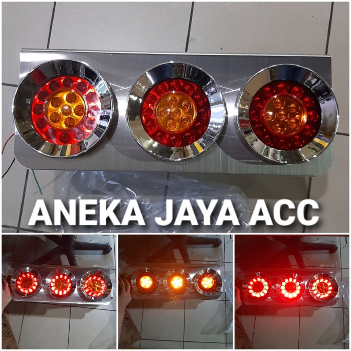 [New Ori] Stoplamp Truk Tronton Fuso Led 24Volt - Lampu Stop Truk Led -Universal Terbaru