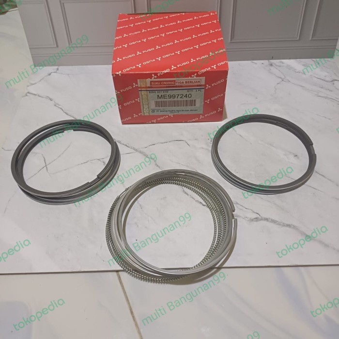 [Baru] Ring Piston Seher Set Mitsubishi Ps120 Ps 120 Std Original Terbaru