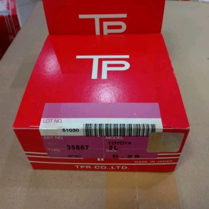 ✨Ready Ring Piston Kijang Diesel Ring Piston 2L Kijang Diesel Merek Tp Limited