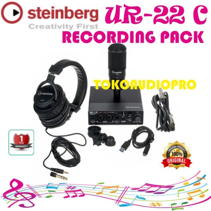 ✨Sale Steinberg Ur22C Ur-22C Ur 22 C Recording Pack Bisa Gojek