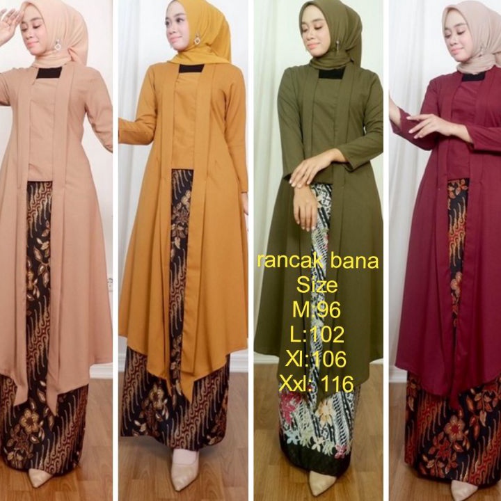 (64W♥/♖ baju kurung/setelan melayu/tunik pesta/pakaian wanita/fashion muslim/setelan besan Harga dis