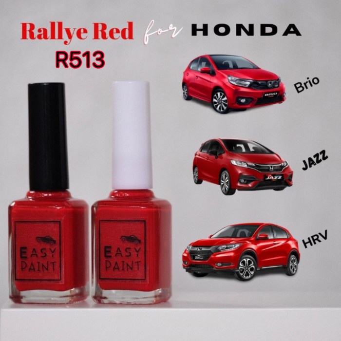 CAT OLES MOBIL RALLYE RED - HONDA BRIO, JAZZ, HRV