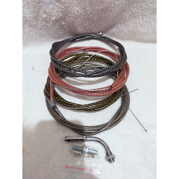 kabel gas motor karbon 220cm tali gas motor karbon 2 meter universal kabel gas karbon universal beat